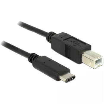 USB kábel DeLOCK 83601 USB 2.0 1m USB C USB B čierny