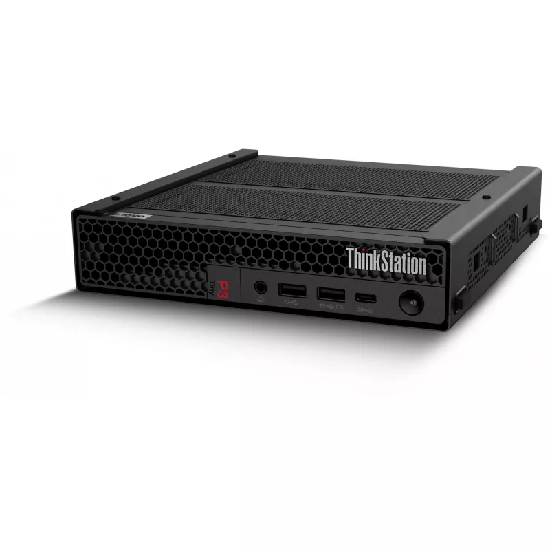 Mini PC Workstation Lenovo ThinkStation P3 Tiny Gen 2 — Intel Core Ultra 7 265, 32 GB DDR5, 1 TB SSD, NVIDIA RTX A400, Windows 11 Pro, čierna