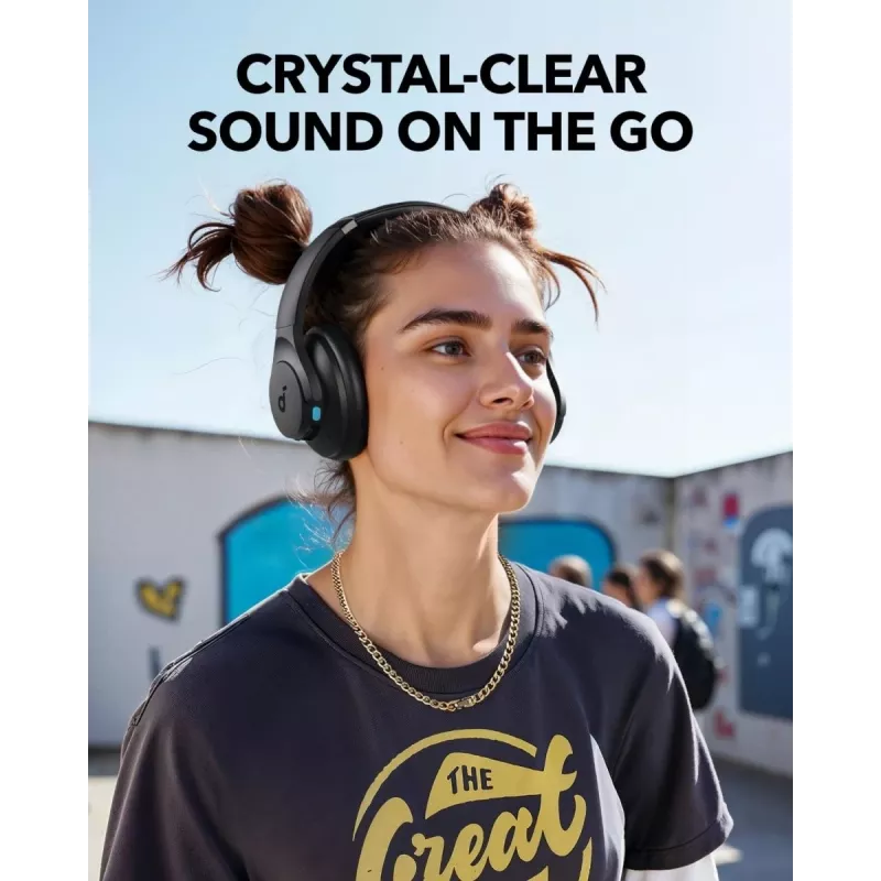 Náušné slúchadlá Anker Soundcore Q11i, Bluetooth 5.0, až 20 h batéria, vstavaný mikrofón, tmavosivá