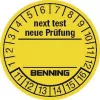 Benning kontrolné štítky 300 ks pre tester prístrojov 756212 (Ø) 30 mm Ďalšia kontrola (756212)
