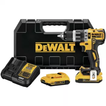 Akumulátorový skrutkovač DeWalt DCD796D2-QW 18V Li-Ion, 2x2Ah, rýchloupínacie skľučovadlo 13 mm, funkcia príklepu, 1,6 kg