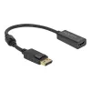 Adaptér DisplayPort 1.2 konektor samec na HDMI konektor samica 4K DeLOCK 63559