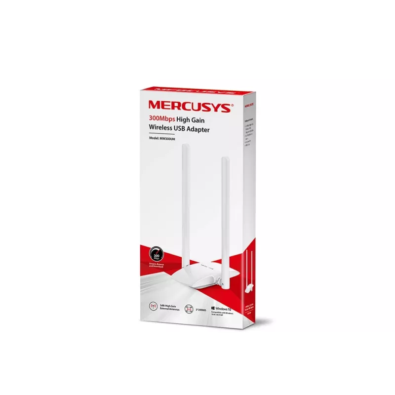 Bezdrôtový USB adaptér Mercusys MW300UH