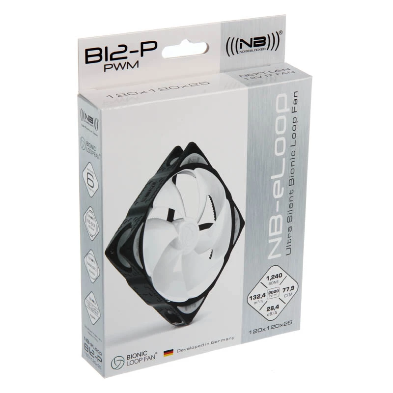 NOISEBLOCKER NB-eLoop ventilátor B12-P 120mm PWM