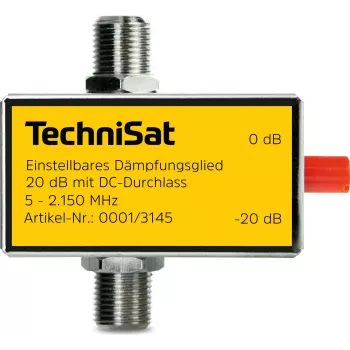 Tlmiaci člen TechniSat 0001/3145 strieborná 20 dB 75 Ω