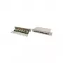 Patch Panel Desktop - patch panel - CAT 6 - STP - RJ-45 X 12 - sivý, RAL 7035 -