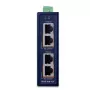 PLANET IPOE-260-12V priemyselný 2-portový injektor PoE+ Gigabit 802.3at