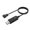 Kábel DC napäťového meniča Akasa AK-CBFA10-60BK z USB na 3-pin & 4-pin PC ventilátor, 60 cm