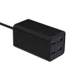 Gembird TA-UC-2A2C-PD65-01-BK nabíjačka pre mobilné zariadenia notebook, smartfón čierna AC rýchle nabíjanie interiérová