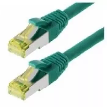 Sieťový kábel Helos Cat 6a S/FTP 1 m zelený