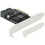 SATA PCI Express x4 karta DeLOCK 5 portov low profile formát