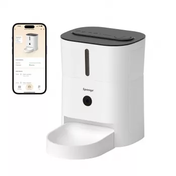 Inteligentný dávkovač krmiva pre domáce zvieratá s kamerou Sponge SPONGE Pet Feeder Smart Camera