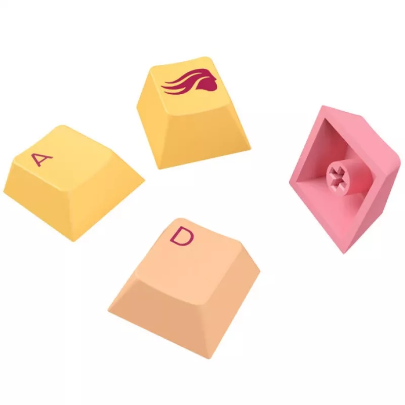 Keycaps GLORIOUS GPBT Gradient Grapefruit ANSI-layout PBT-Dye-Sub sada klávesov