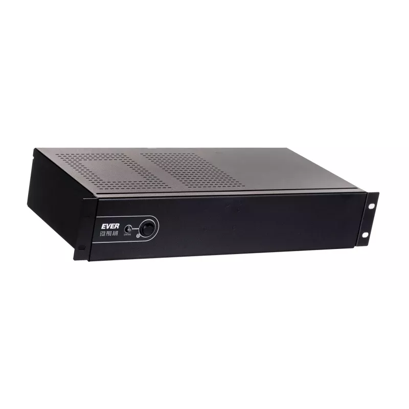 EVER ECO Pro 1000 AVR CDS 19-palcový 2U rackový line-interactive UPS, 1000 VA / 650 W