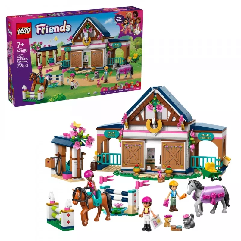 Blocks Friends 42688 Konská stajňa a jazdecká akadémia