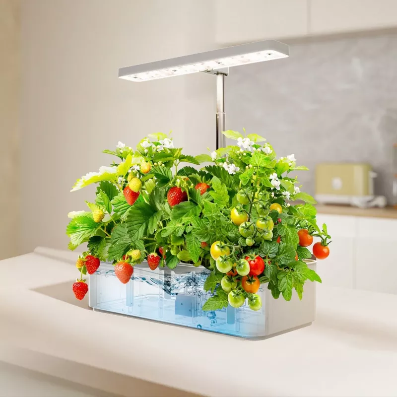 GreenBlue inteligentný systém na pestovanie izbových rastlín, SMART kvetináč, objem 4L, pre 12 rastlín, full-spectrum LED, GB133