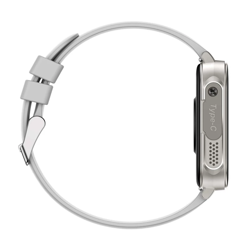 Smartwatch Colmi P80 strieborná – Colmi P80 kompaktné smartwatch, strieborné puzdro