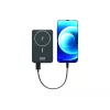 Port Designs 907005 powerbanka 10000 mAh bezdrôtové nabíjanie čierna