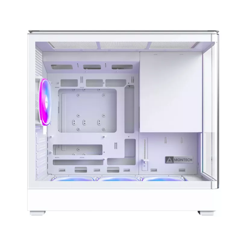 PC skriňa Montech KING 15 PRO biela — Micro ATX / Mini-ITX, Midi Tower
