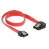 SATA kábel DeLOCK 83963 0,3 m SATA 7-Pin čierny červený