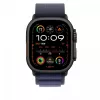 Apple 49 mm Navy Alpine Loop – malý – čierny titanium povrch