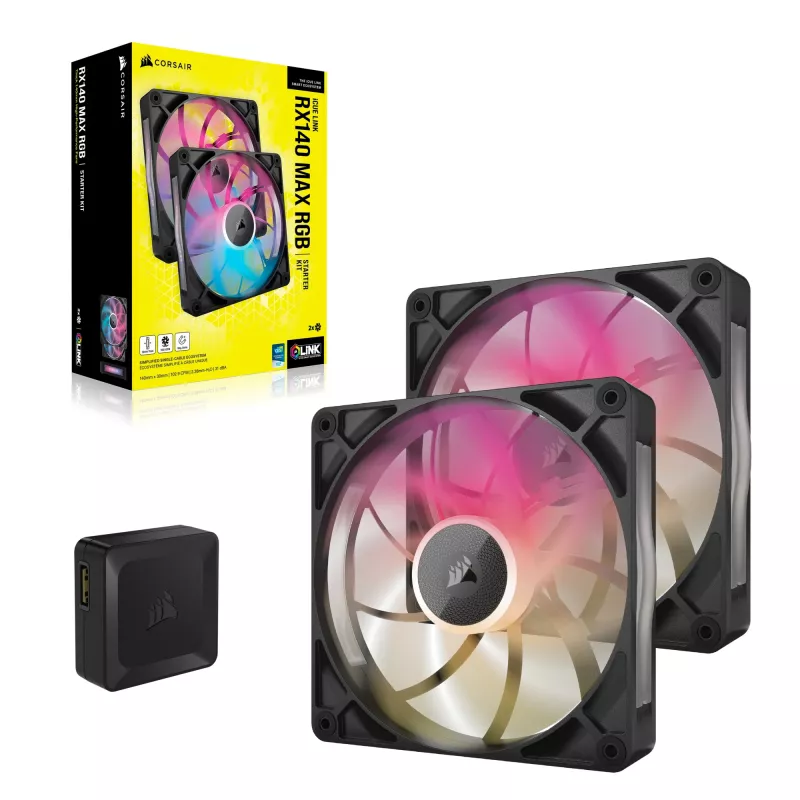 Ventilátor Corsair iCUE LINK RX140 MAX RGB