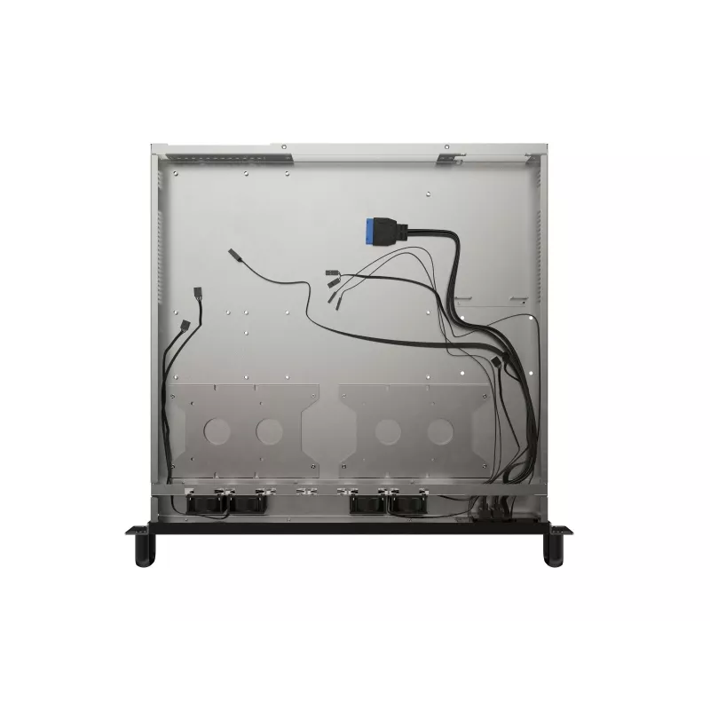 Rackové puzdro Lanberg SC01-4201-10B 1U čierne 4 ventilátory