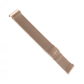 Nerezový mesh náramok FIXED FIXMEST-20MM-RG 20 mm rýchloupínací, ružové zlato