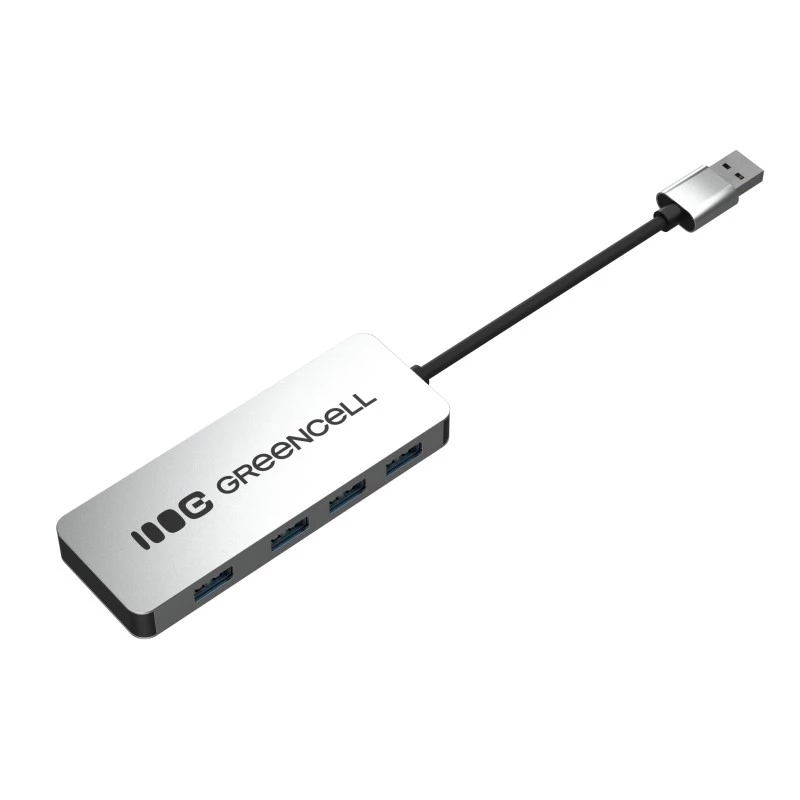 USB hub Green Cell HUB-GC-A4A — 4-portový USB-A 3.0 hub