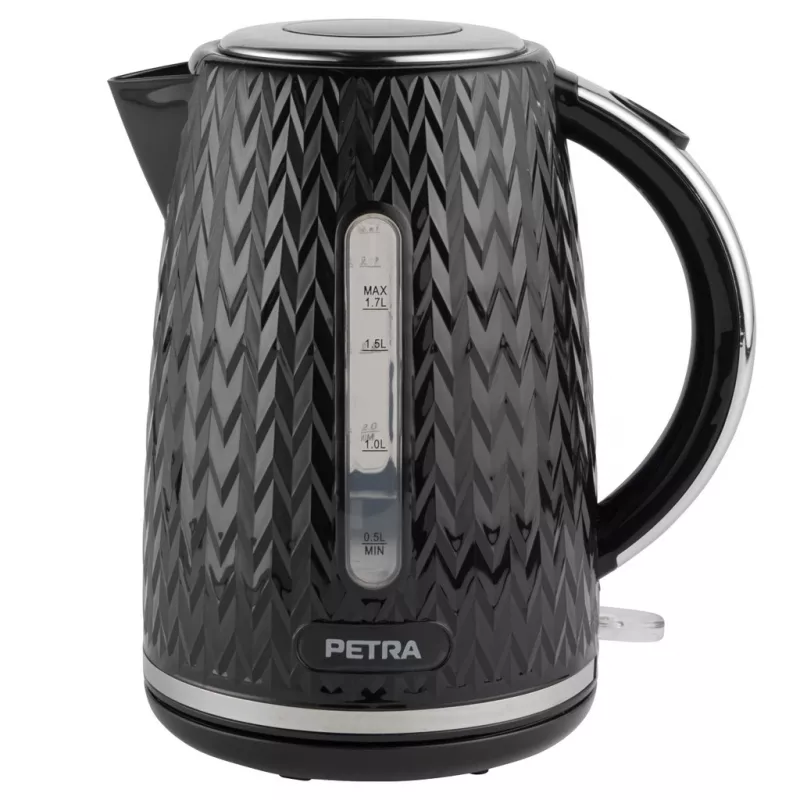 Rýchlovarná kanvica Petra 1,7 l 2200 W čierna