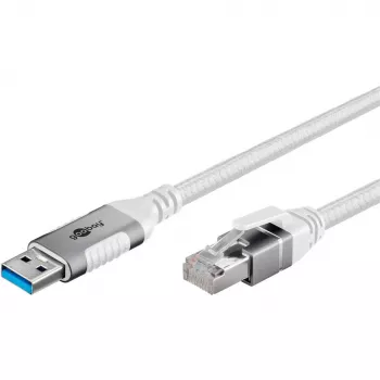 Goobay 74157 - sieťový adaptérový kábel USB 3.0 Type-A Gigabit Ethernet 1 m - sieťová karta - 1 000 Mbit/s (74157)