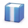 Štvorcový poznámkový blok Durable TREND štvorcový modrý transparentný