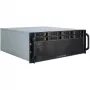 Serverová skriňa Inter-Tech 4U-4408 Rack čierna, strieborná