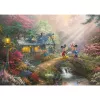 Thomas Kinkade Studios: Mickey & Minnie v nostalgickej plechovej dóze, puzzle 500 dielov