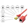 Goodconnections 8070VR-010R Ethernet patch kábel červený