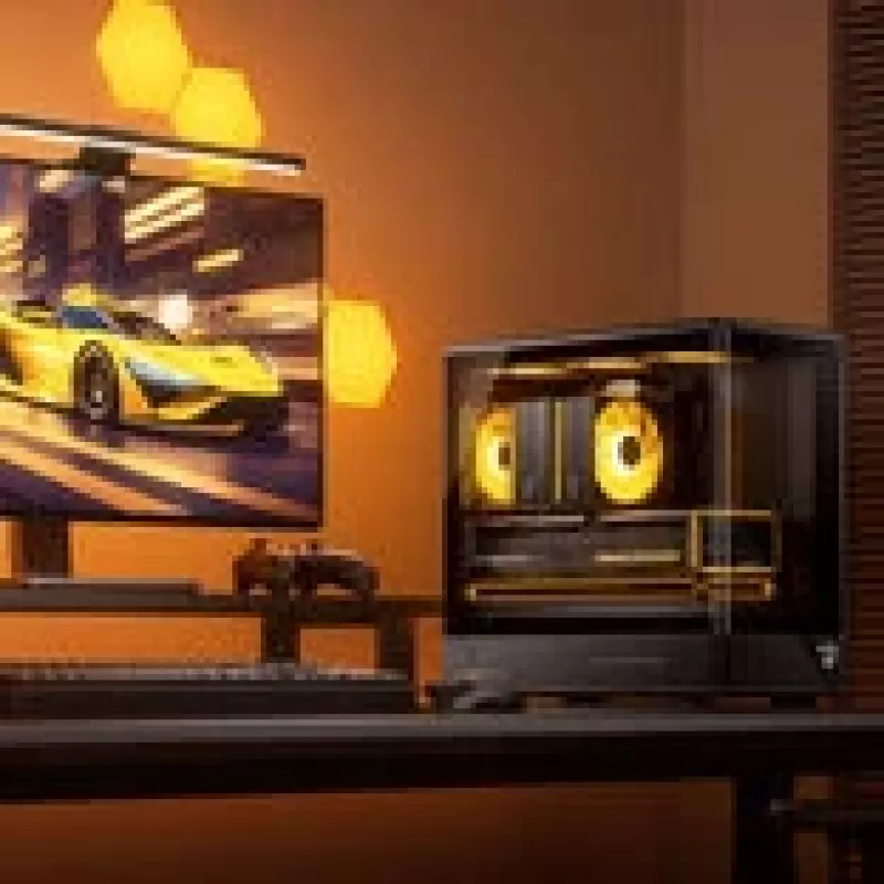 Počítačová skriňa Jonsbo D200 midi-tower mATX temperované sklo mini temp displej čierna