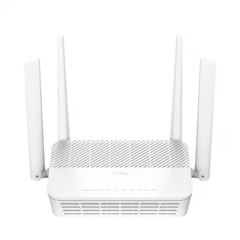 Cudy WR3000P stolný WLAN router Wi‑Fi 6 Dual-Band 2,4/5 GHz, 2,5 Gigabit Ethernet, 3 LAN porty, biely