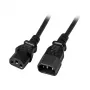 EFB-Elektronik IEC predlžovací kábel C14 180° - C13 180°, čierny, 2,0 m, 3 x 0,75 mm² výrobca: EFB Elektronik (EK503.2)