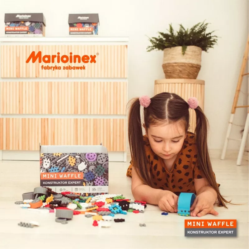 Marioinex Mini Waffle stavebnica Constructor Expert, 501 dielikov