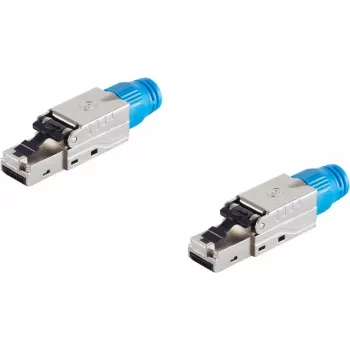 RJ45 konektor ShiverPeaks BS08-45004-2 Cat 8.1 konfigurovateľný v teréne kovový