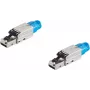 RJ45 konektor ShiverPeaks BS08-45004-2 Cat 8.1 konfigurovateľný v teréne kovový