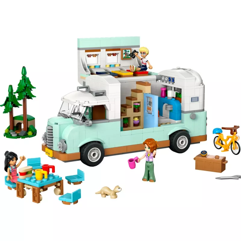 LEGO Motor Home Set 42663 — LEGO Friends obytný automobil, 778 dielov, 3 mini bábiky, od 7 rokov