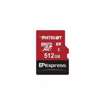 MicroSDXC pamäťová karta PATRIOT PEF512GEPEXMCX 512 GB UHS-I U3 V30 Class 10, čítanie 800 MB/s, zápis 600 MB/s, prepínač ochrany proti zápisu