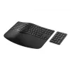 HP 960 ergonomická bezdrôtová klávesnica, plná veľkosť (100%), bezdrôtová, RF Wireless + Bluetooth, membránová, čierna