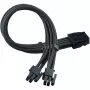 SilverStone SST-PP07E-EPS8B predlžovací kábel EPS 8-pin na EPS/ATX 4+4-pin, 30 cm, čierny