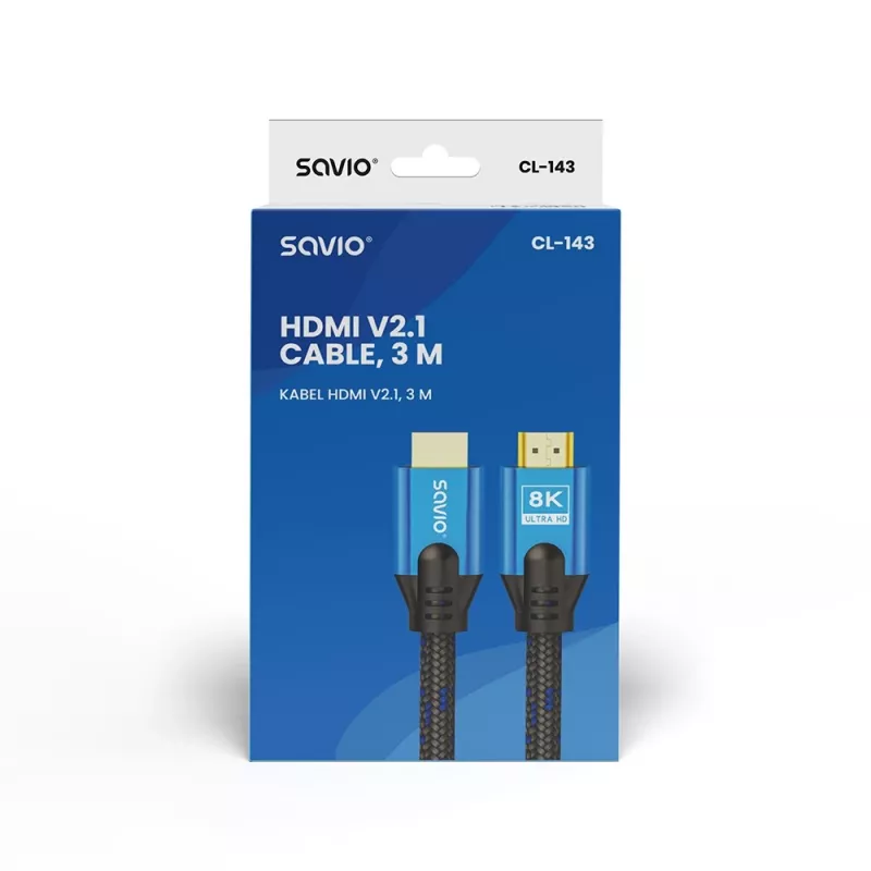 HDMI kábel Savio CL-143 3m
