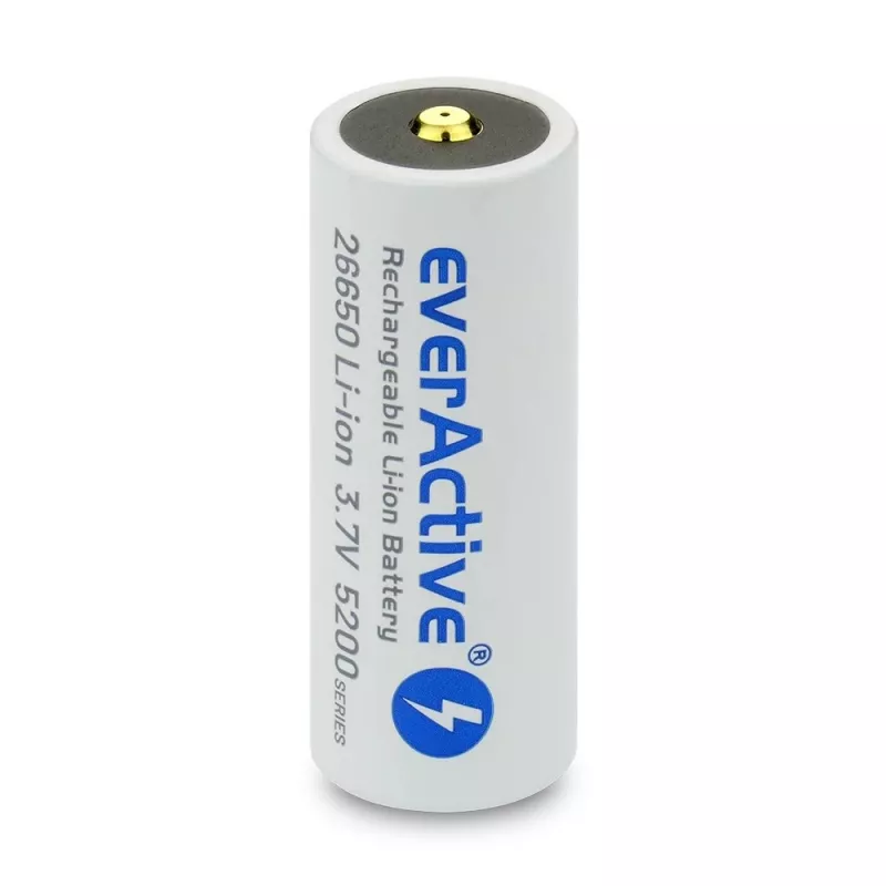 Nabíjateľná batéria everActive EV26650-52M 3,7V 5200mAh s Micro-USB nabíjaním