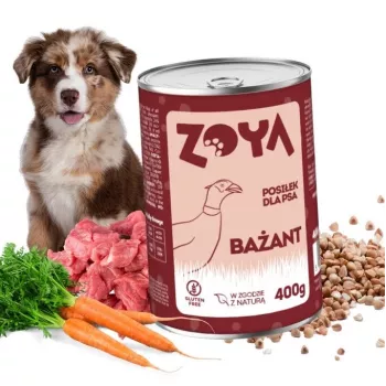 ZOYA bažant – mokré krmivo pre psy konzerva 400g