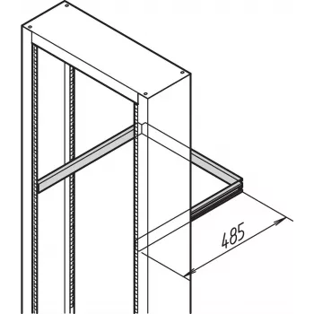 Schroff Káblová upevňovacia lišta 483L (20118460)