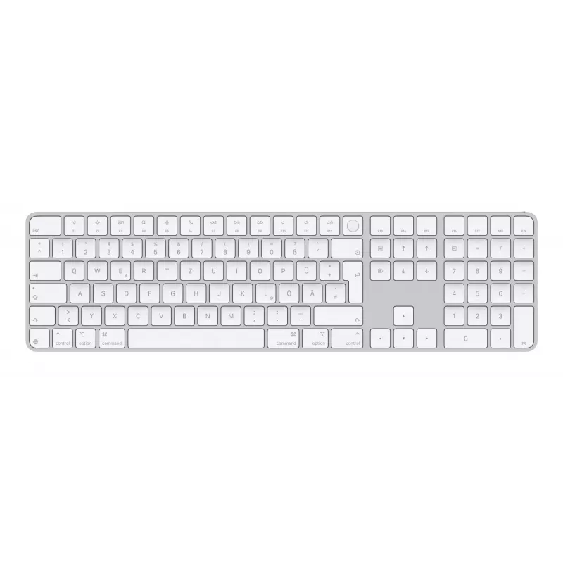 Klávesnica Apple Magic MXK73D/A univerzálna USB + Bluetooth QWERTZ nemecká biela
